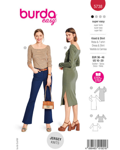 Patron Robe & Top Burda 5738 - Mercerine