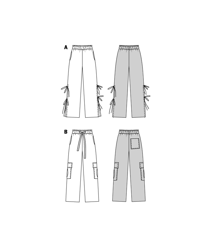 Patron Pantalon Burda 5743 | Patrons de couture | Mercerine