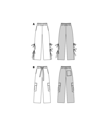 Patron Pantalon Burda 5743 | Patrons de couture | Mercerine