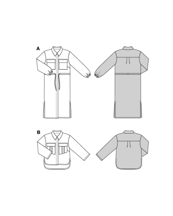 Patron Veste Burda 5750 | Patrons de couture | Mercerine