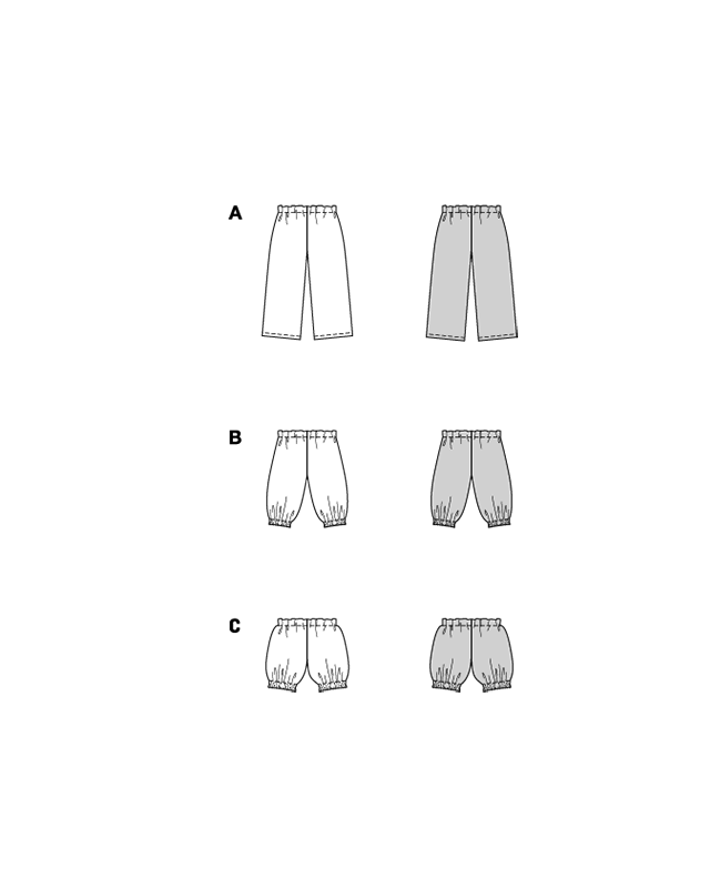 Patron Pantalon Burda 9202 | Patrons de couture | Mercerine