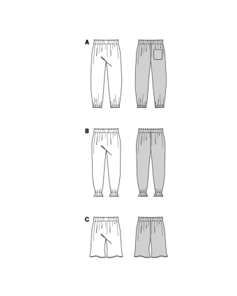 Patron Pantalon Burda 9211 | Patrons de couture | Mercerine