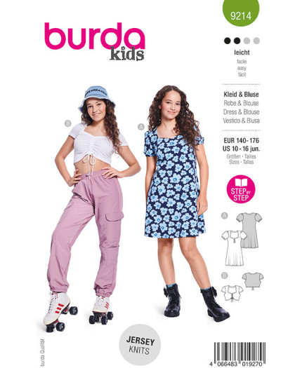 Patron Robe & Top Burda 9214 - Mercerine