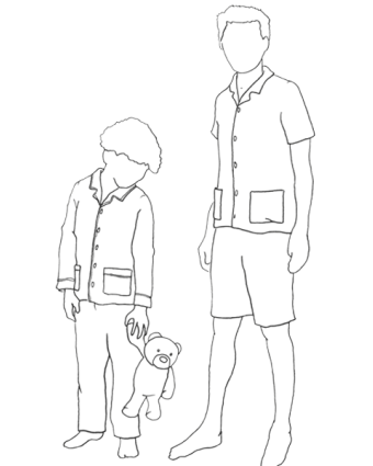 Patron de couture Pyjama Le Rêveur Junior - Les Beaux Gosses - Mercerine