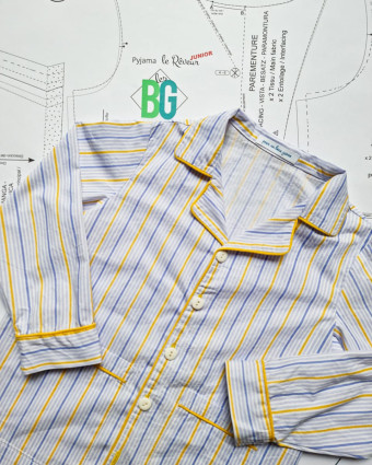 Patron de couture Pyjama Le Rêveur Junior - Les Beaux Gosses - Mercerine