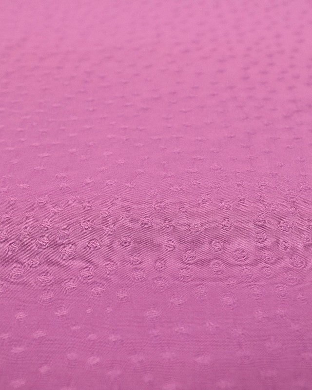 Tissu Viscose motif ton sur ton parme en ligne - Mercerine
