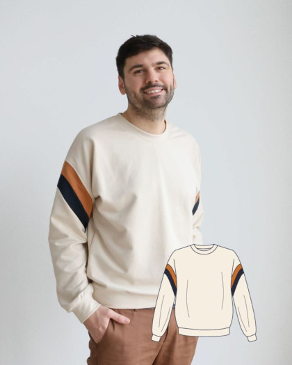 Sweat Trinity Homme Majam - Mercerine