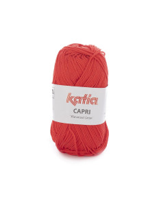 Lot De 7 Pelotes De Coton Mercerisé Katia Capri - Vert Tendre - Occasion