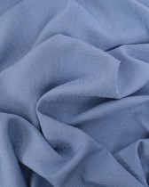 Tissu Viscose Motif Relief Bleu Jean