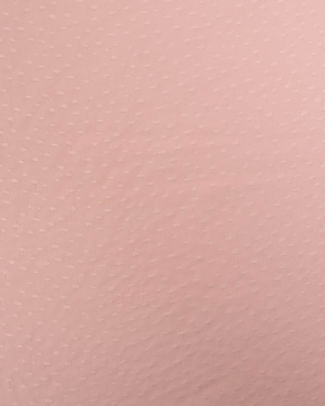 Tissu Viscose Motif Relief Rose Blush - Mercerine