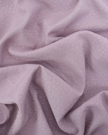 Tissu Viscose Motif Relief Lavande - Mercerine
