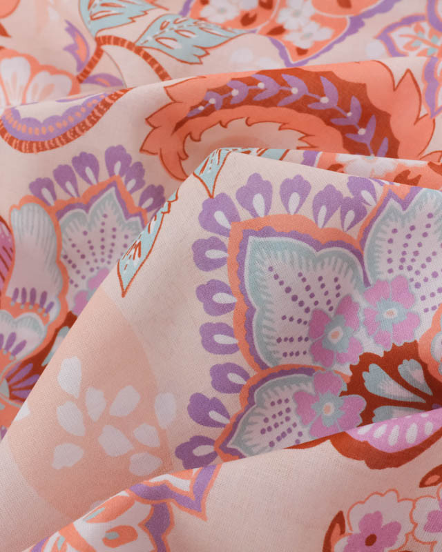 Voile de Coton Nerida Hansen Stella Beige - Mercerine