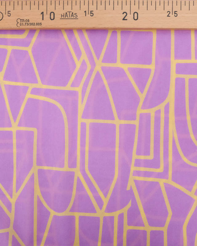 Voile de Coton Nerida Hansen Town Mauve - Mercerine