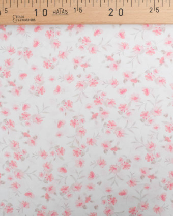 Viscose Impression Digitale Petites Fleurs Roses Vintages - Mercerine