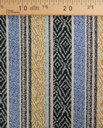 Viscose Impression Digitale Ethnique - Mercerine