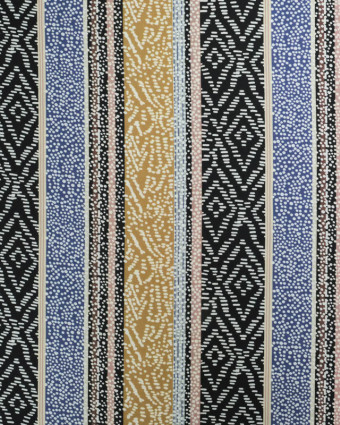Viscose Impression Digitale Ethnique - Mercerine