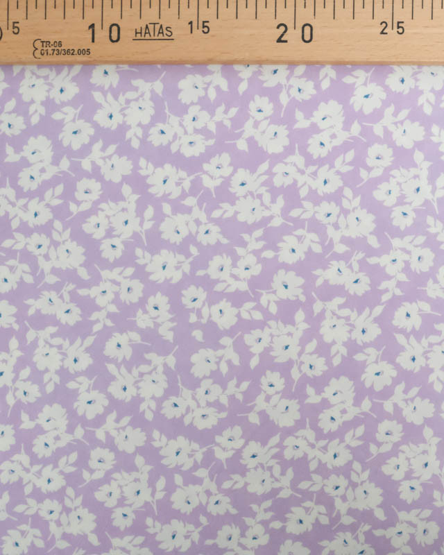 Viscose Impression Digitale Lilas Lisa - Mercerine