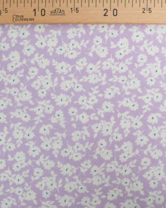 Viscose Impression Digitale Lilas Lisa - Mercerine