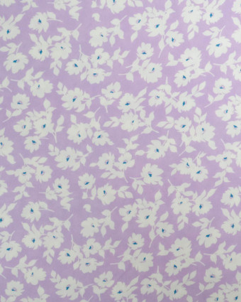 Viscose Impression Digitale Lilas Lisa - Mercerine