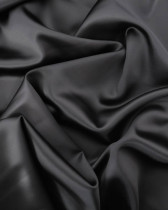 Satin Stretch Uni Noir Eva