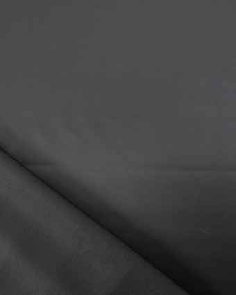 Satin Stretch Uni Noir Eva - Mercerine