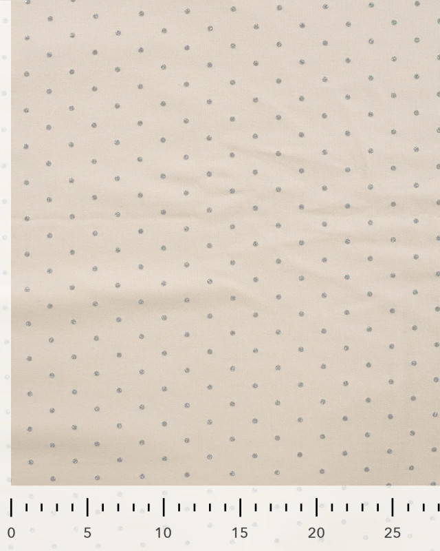 Jersey Petits Pois Pailletés Envers Extra Doux - 3 Coloris - Mercerine