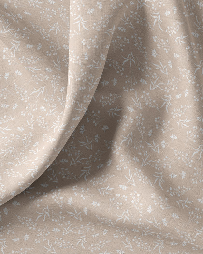 Tissu Coton Petit Motif Fleuri - 3 Coloris  - Mercerine