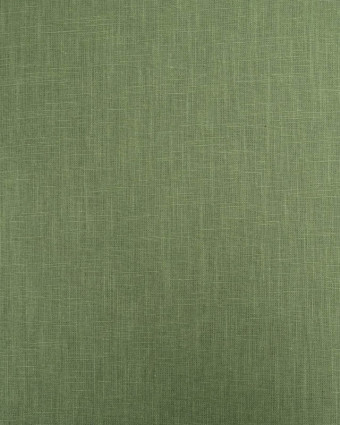 Tissu Lin  Coton Olive  - Mercerine