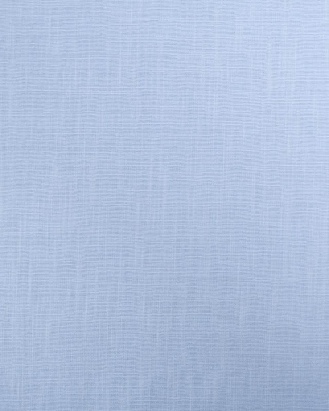 Tissu Lin  Coton Bleu Bébé  - Mercerine