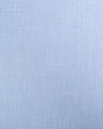 Tissu Lin  Coton Bleu Bébé  - Mercerine