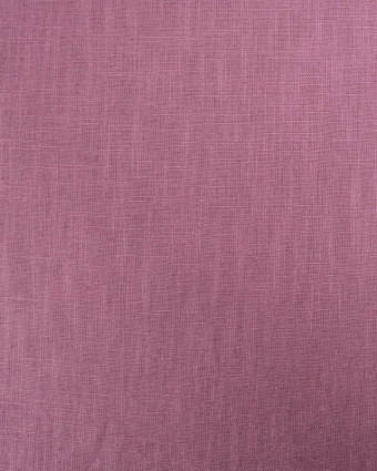 Tissu Lin  Coton Vieux Rose  - Mercerine