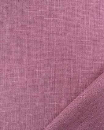 Tissu Lin  Coton Vieux Rose  - Mercerine