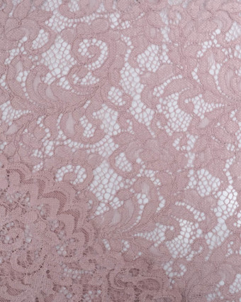 Tissu Dentelle Rose Poudré Carla - Mercerine