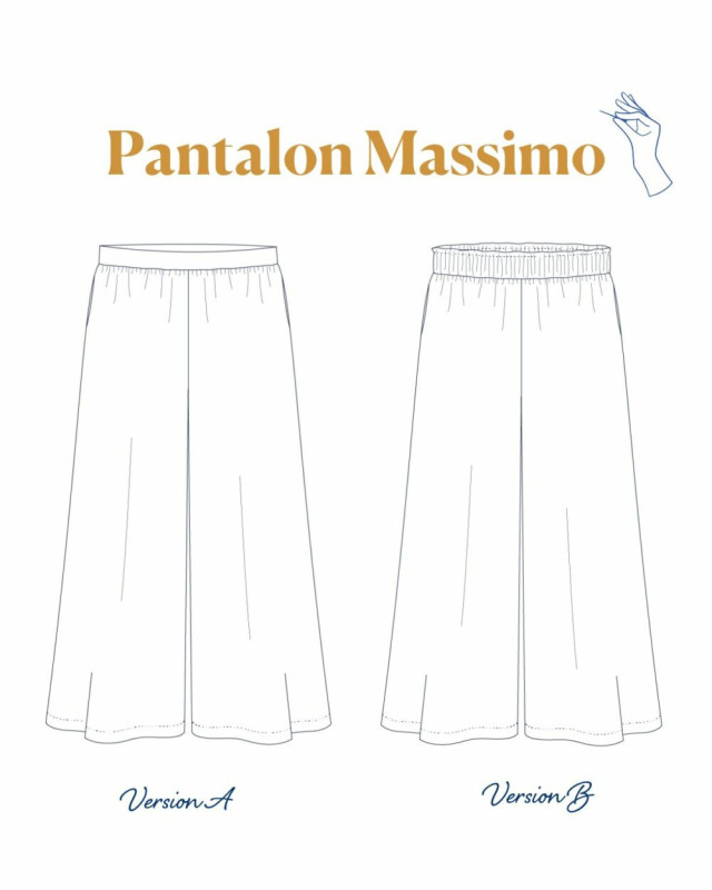 Patron Pantalon MASSIMO - Majam - Mercerine