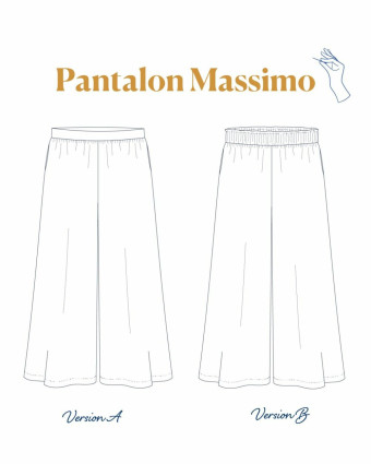 Patron Pantalon MASSIMO - Majam - Mercerine