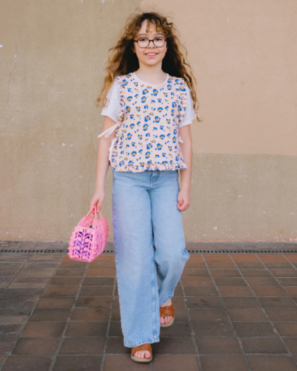 Patron Plastron ou Pull Sans Manches BRISBANE Kids - Ikatee - Mercerine