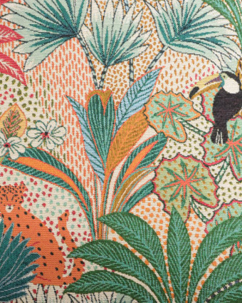 Tissu Jacquard Ameublement Tissé En France Borneo - 2 Coloris - Mercerine