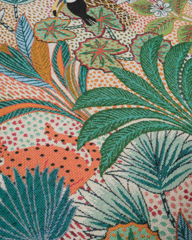 Tissu Jacquard Ameublement Tissé En France Borneo - 2 Coloris - Mercerine