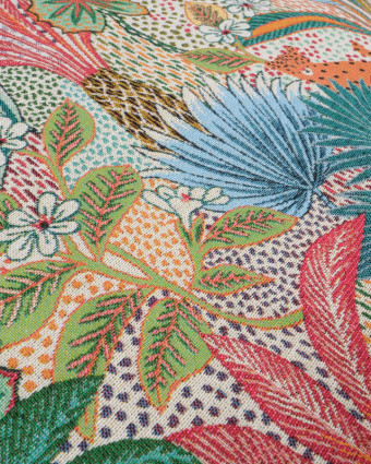Tissu Jacquard Ameublement Tissé En France Borneo - 2 Coloris - Mercerine