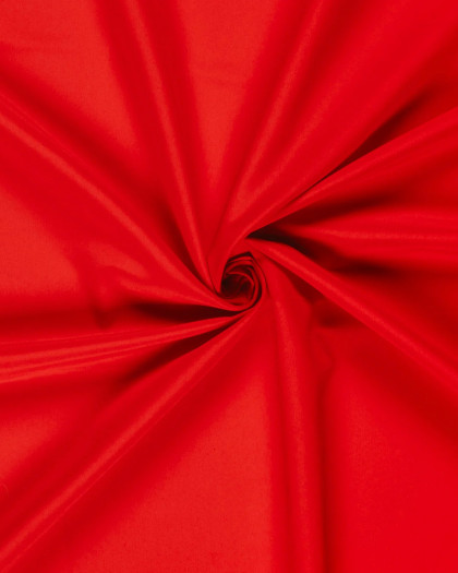 Tissu Short de Bain Déperlant Uni Rouge - Mercerine