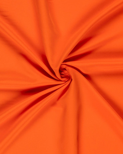 Tissu Short de Bain Déperlant Uni Orange - Mercerine