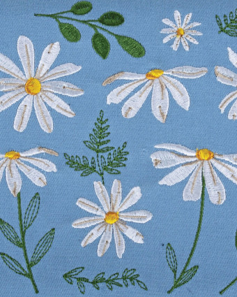 Boite à Couture Marguerites Brodées - Mercerine