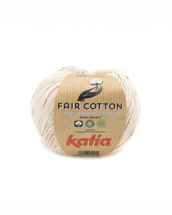Fil à tricoter FAIR COTTON - Katia - Mercerine