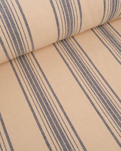 Tissu Coton Epais Tissé Teint à Rayures - 3 Coloris - Mercerine