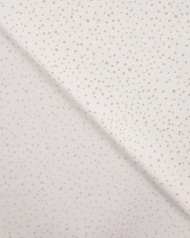 Popeline de coton à petits pois –  5 coloris - Mercerine