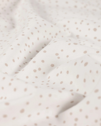 Popeline de coton à petits pois –  5 coloris - Mercerine