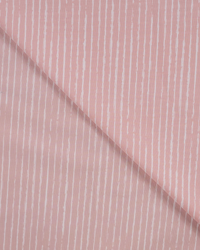 Popeline de coton à rayures – 5 Coloris - Mercerine