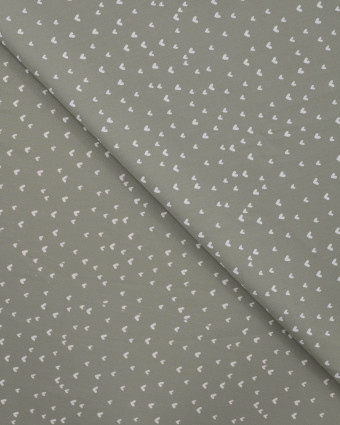 Popeline de Coton Imprimée Mini Cœurs- 5 Coloris - Mercerine
