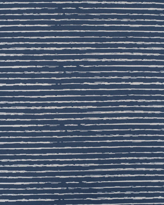 Tissu Jersey Rayures - 8 Coloris -  Mercerine