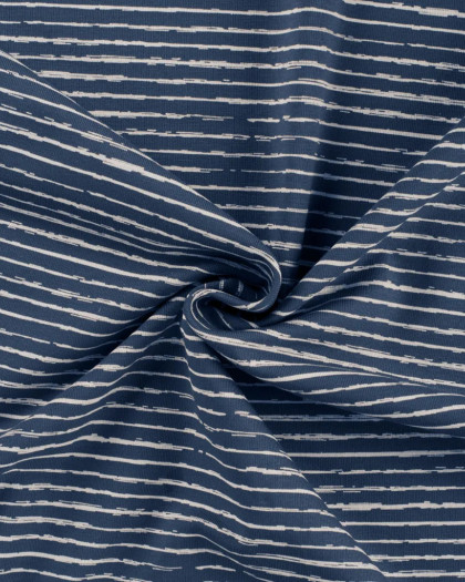 Tissu Jersey Rayures - 8 Coloris - Mercerine